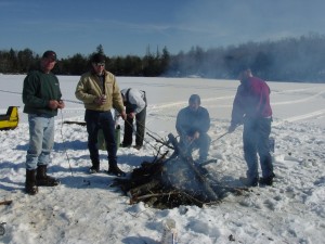 Cookout on Bog Lake a few years back.